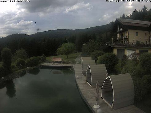 Webcam unterm Arber bei Bodenmais in der Arberregion. Bayerischer Wald. Hotel Riedlberg